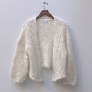 Atelier Delphine Alpaca & Merino Wool Cardigan